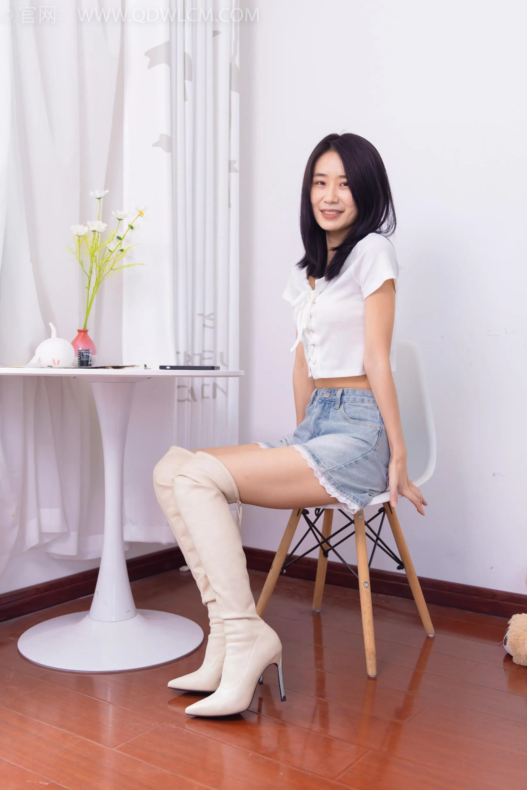 物恋传媒 NO.1552 菜菜-白色的花 [178P]插图3